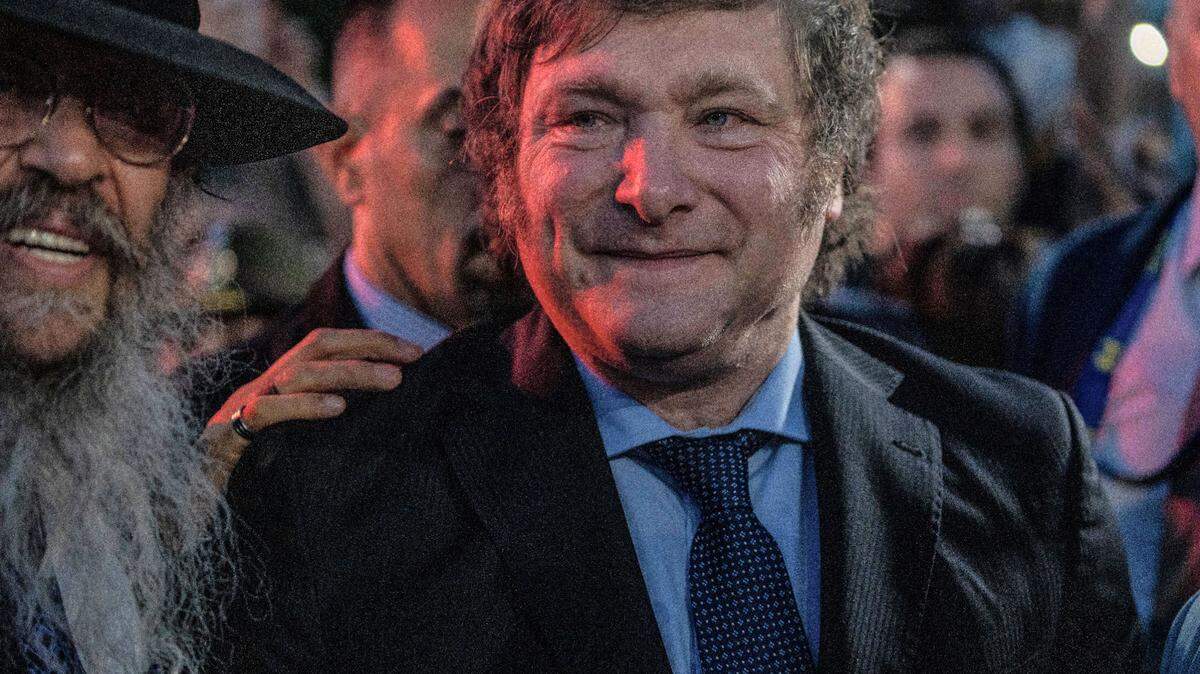 Javier Milei es el nuevo Presidente de Argentina el 12 de diciembre de 2023, Buenos Aires.