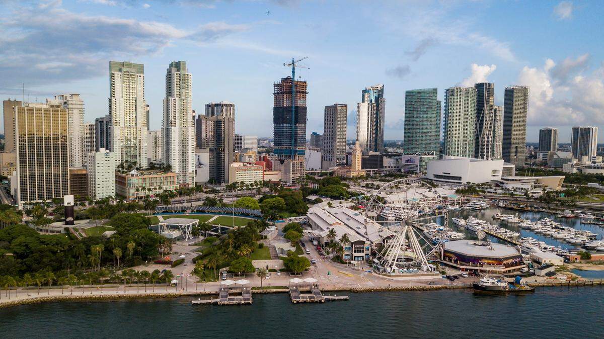A snapshot of Miami’s skyline reflects the city’s continuing growth.