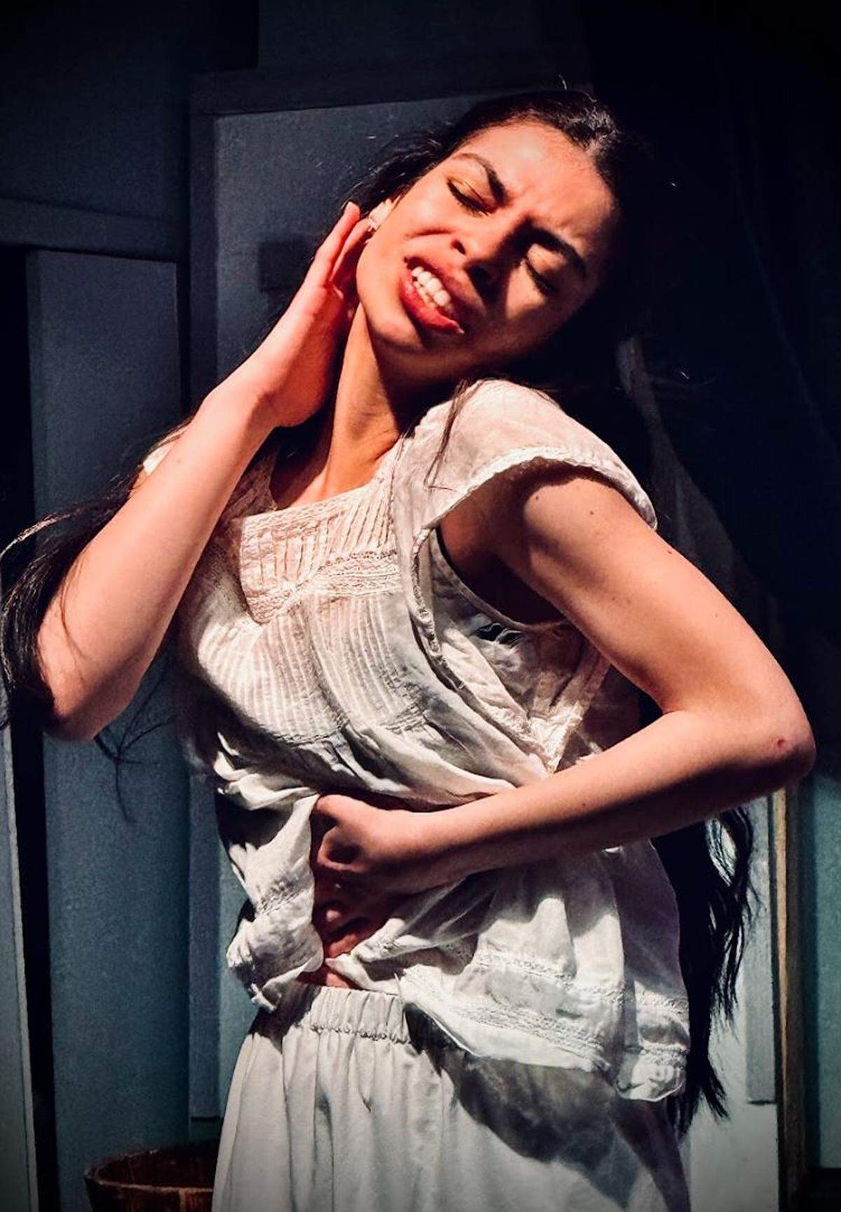 La actriz Ariadna González en un momento de “La Casa de Bernarda Alba”. 