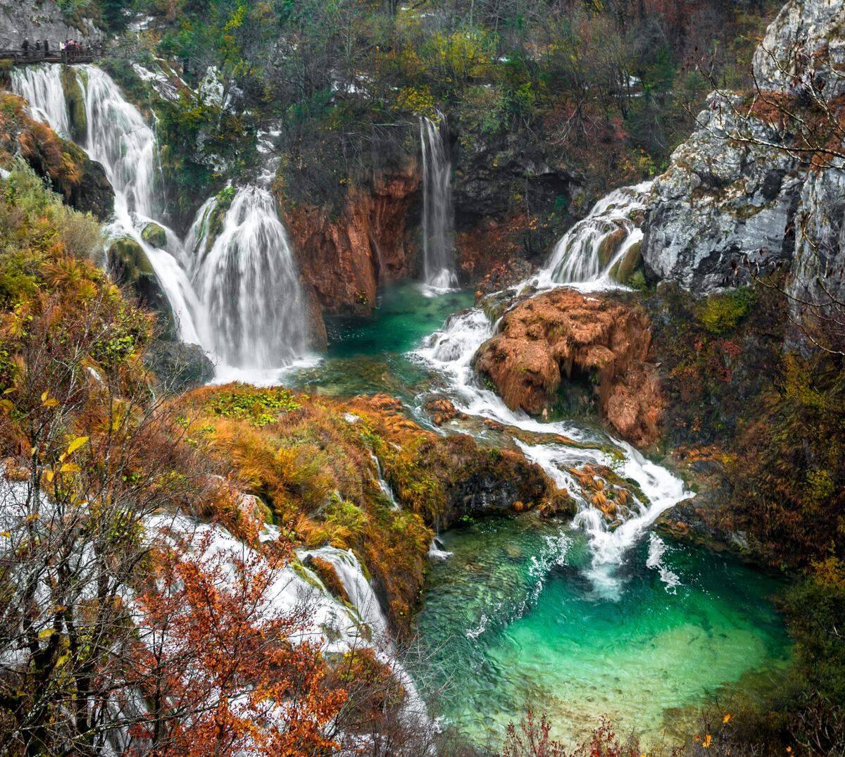 Parque Nacional de Plitvice (Croacia).