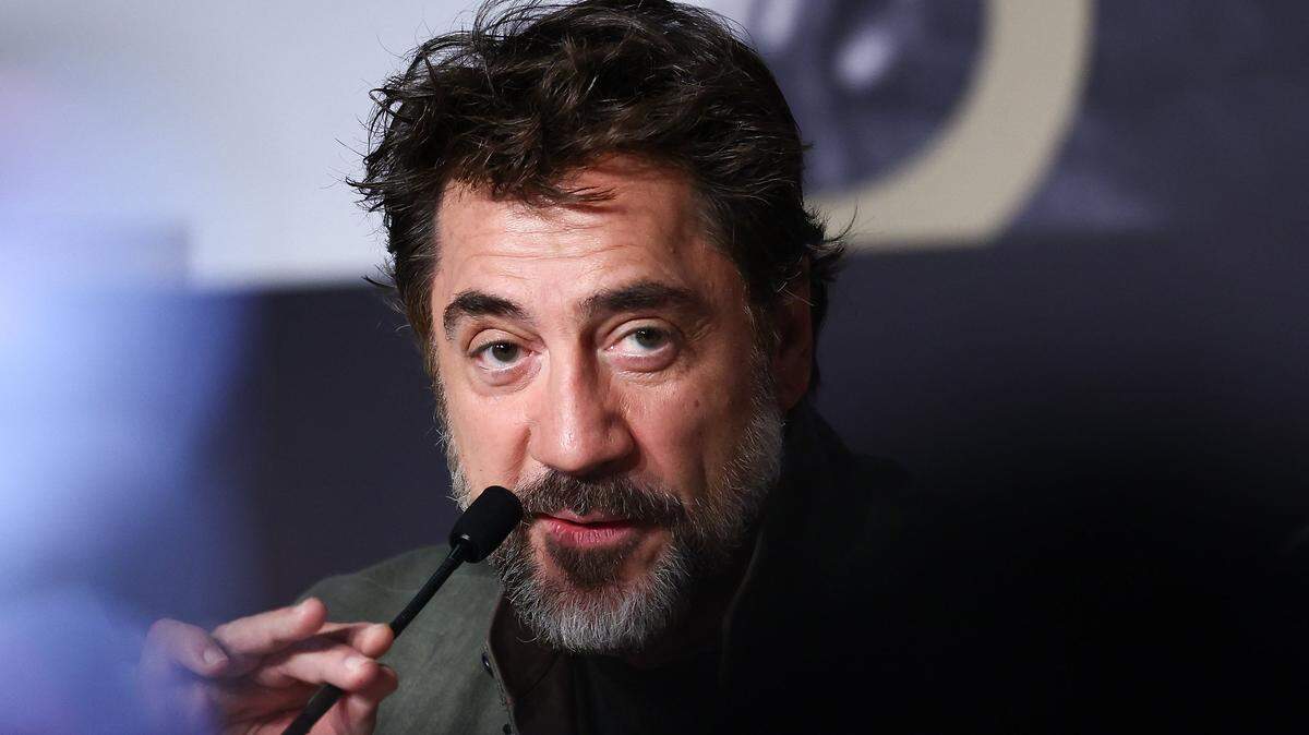 El actor español Javier Bardem asiste a una conferencia de prensa de la película “El ser querido” durante la 79ª edición del Festival de Cannes, en Cannes, sur de Francia, el 17 de mayo de 2026.