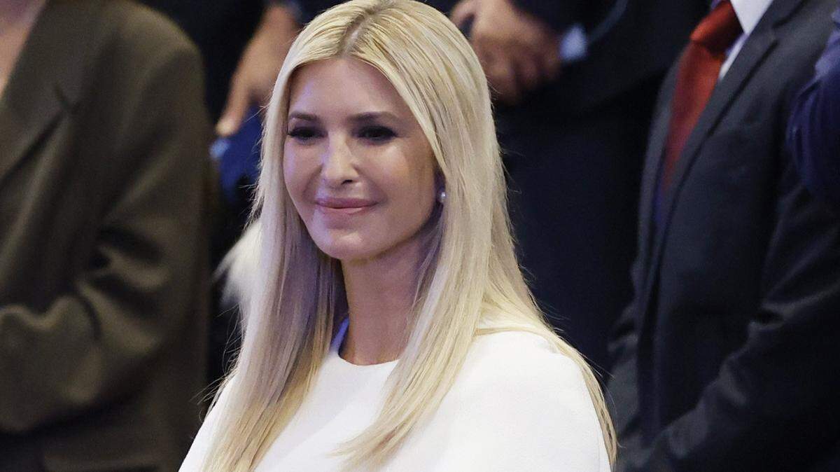 JERUSALEM - OCTOBER 13: Ivanka Trump arrives as U.S. President Donald Trump is due to address the Knesset, Israel's parliament, on October 13, 2025 in Jerusalem. President Trump is visiting the country hours after Hamas released some of the remaining Israeli hostages captured on Oct. 7, 2023, part of a US-brokered ceasefire deal to end the war in the Gaza Strip. (Photo by Chip Somodevilla/Getty Images)