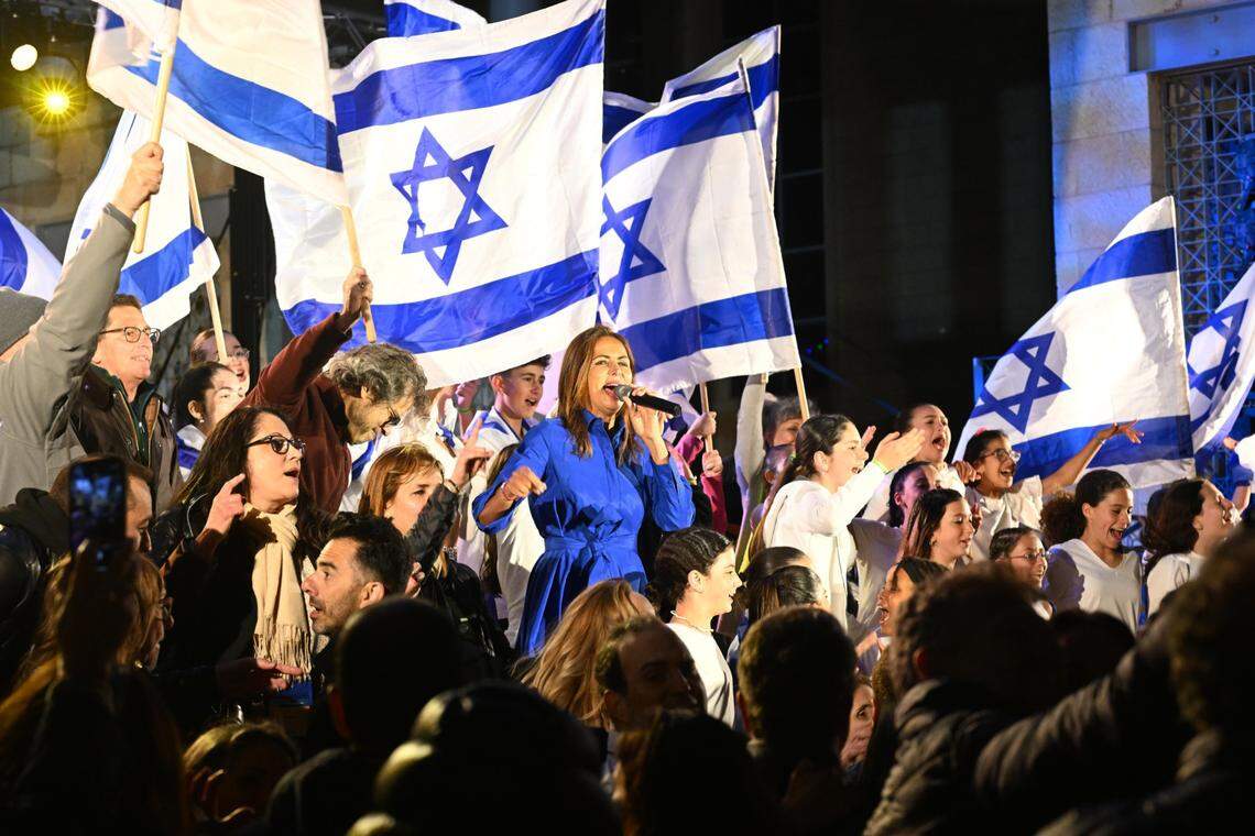 A festive opening night of the Miami Mega Mission on Thursday, April 20, 2023, in Jerusalem featured a musical program headlined by Israeli artist Einat Sarouf.