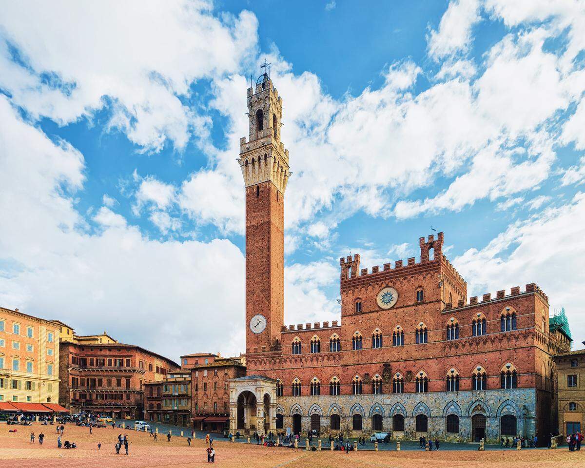 Piazza del Campo, Siena, Italia.