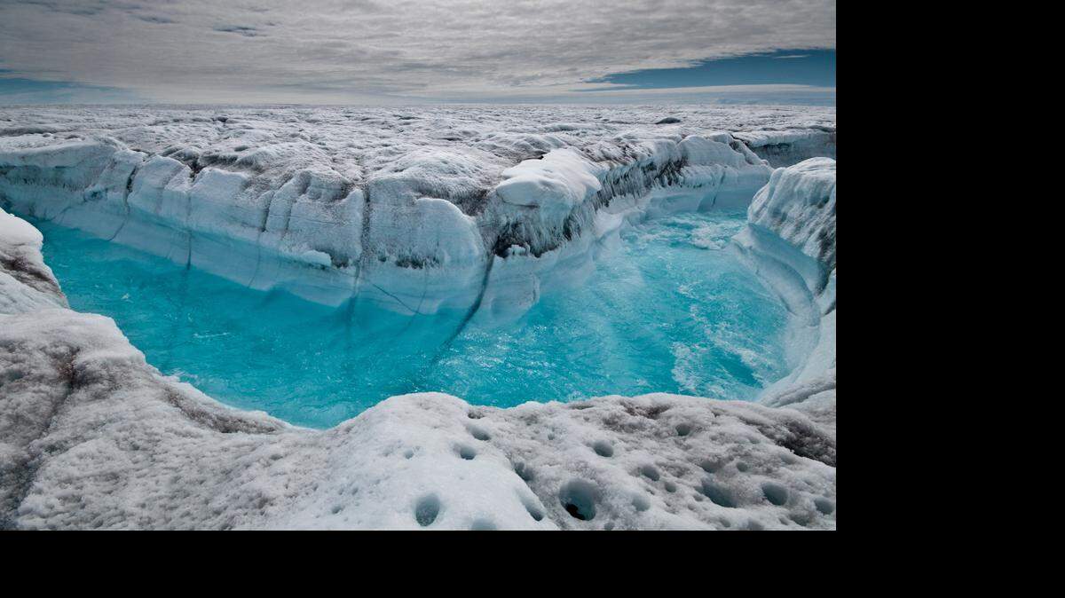 Groenlandia presenta la segunda mayor capa de hielo del mundo, después de la Antártida. AP