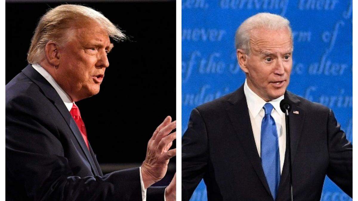 El presidente Joe Biden (der.) y su rival, el exmandatario Donald Trump, ultiman detalles para abordar el primer debate presidencial este jueves 27 de junio, considerado como el más trascendental en décadas y con la capacidad de remodelar la carrera a la Casa Blanca,