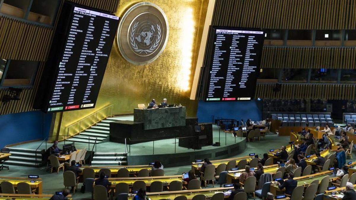 Fotografía de archivo de una Asamblea General de las Naciones Unidas. EFE/EPA/Justin Lane