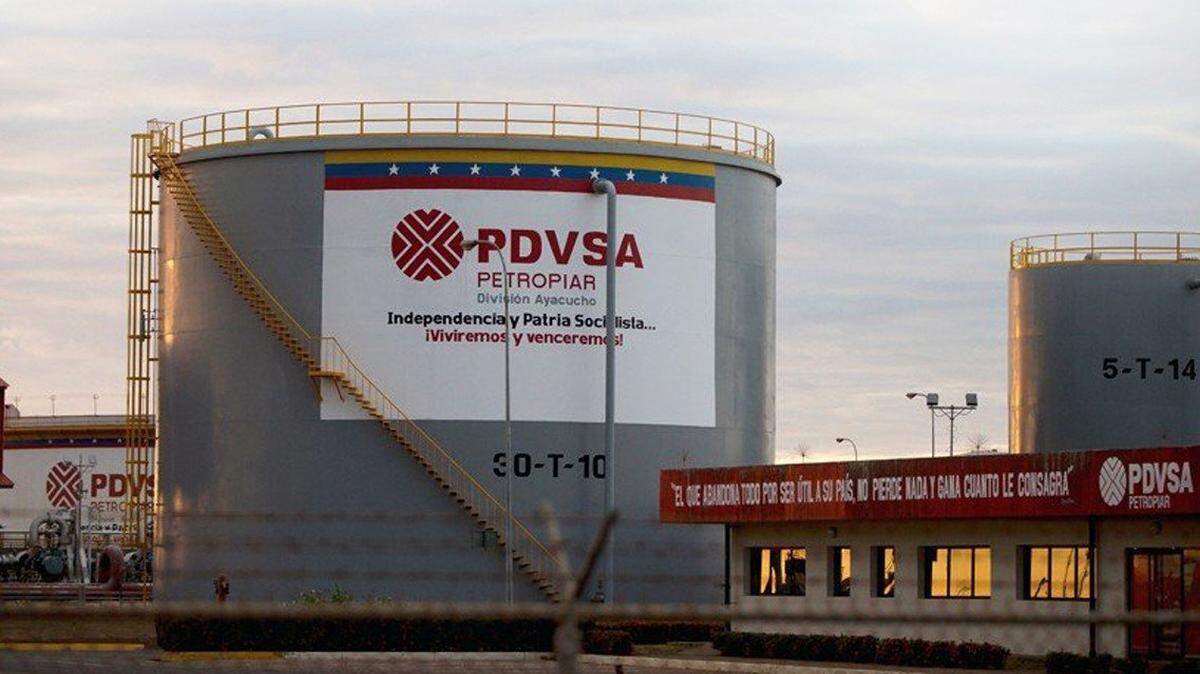 Fotografía de una instalación de la empresa Petróleos de Venezuela S.A. (Pdvsa).