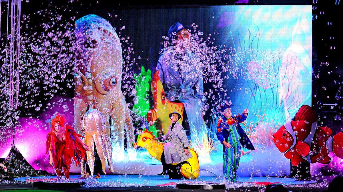 B-The Underwater Bubble Show, es un viaje mágico bajo el mar para toda la familia. El viernes 22, a las 8 p.m., en el South Miami Dade Cultural Arts Center.