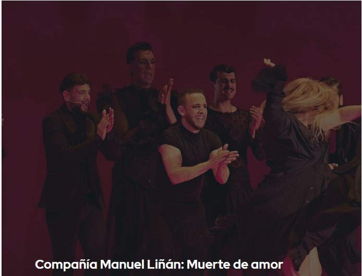 Compañía de flamenco Manuel Liñán: ‘Muerte de amor’ en el Arsht Center.