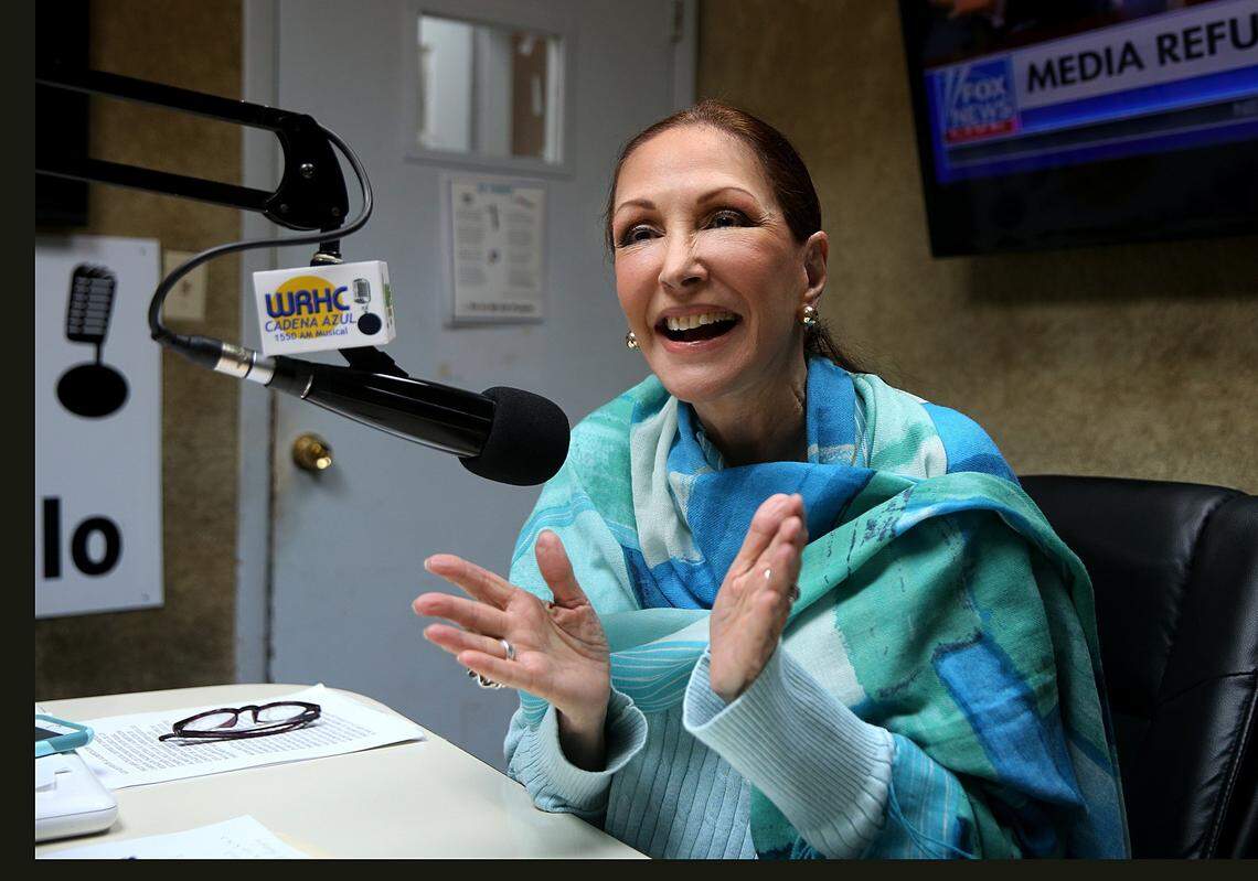 Lucy Pereda is one of the Miami radio personalities who will be off the air following the closure of Radio Mambí on Dec. 12. The station will now only broadcast archived programming and music.