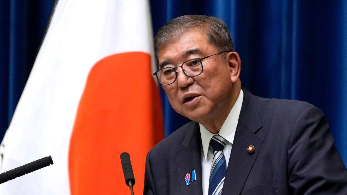 El primer ministro de Japón, Shigeru Ishiba, anuncia que va a renunciar al liderazgo del Partido Liberal Demócratico, el domingo 7 de septiembre de 2025, en Tokio.