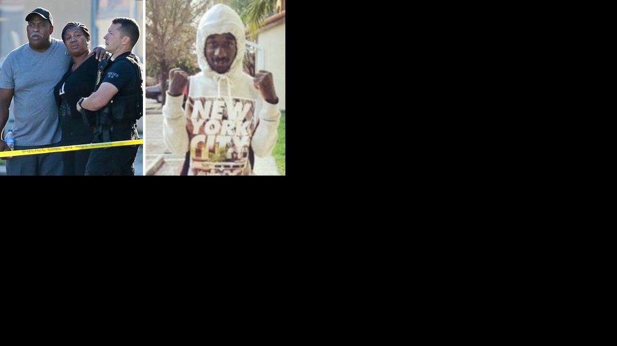 Familiares de Roderick Sweeting, el joven asesinado en Miami Gardens. Carl Juste-Miami Herald
