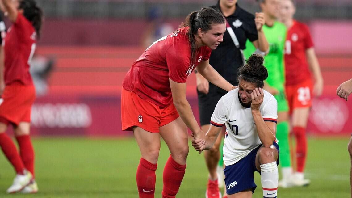 Sorpresa en fútbol femenino: Canadá elimina a campeona mundial EEUU en semifinales