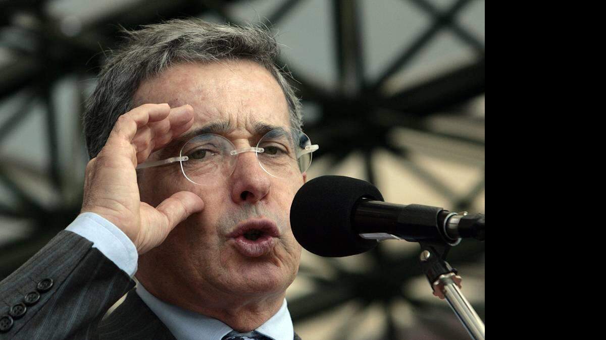 El expresidente colombiano, Álvaro Uribe Vélez.