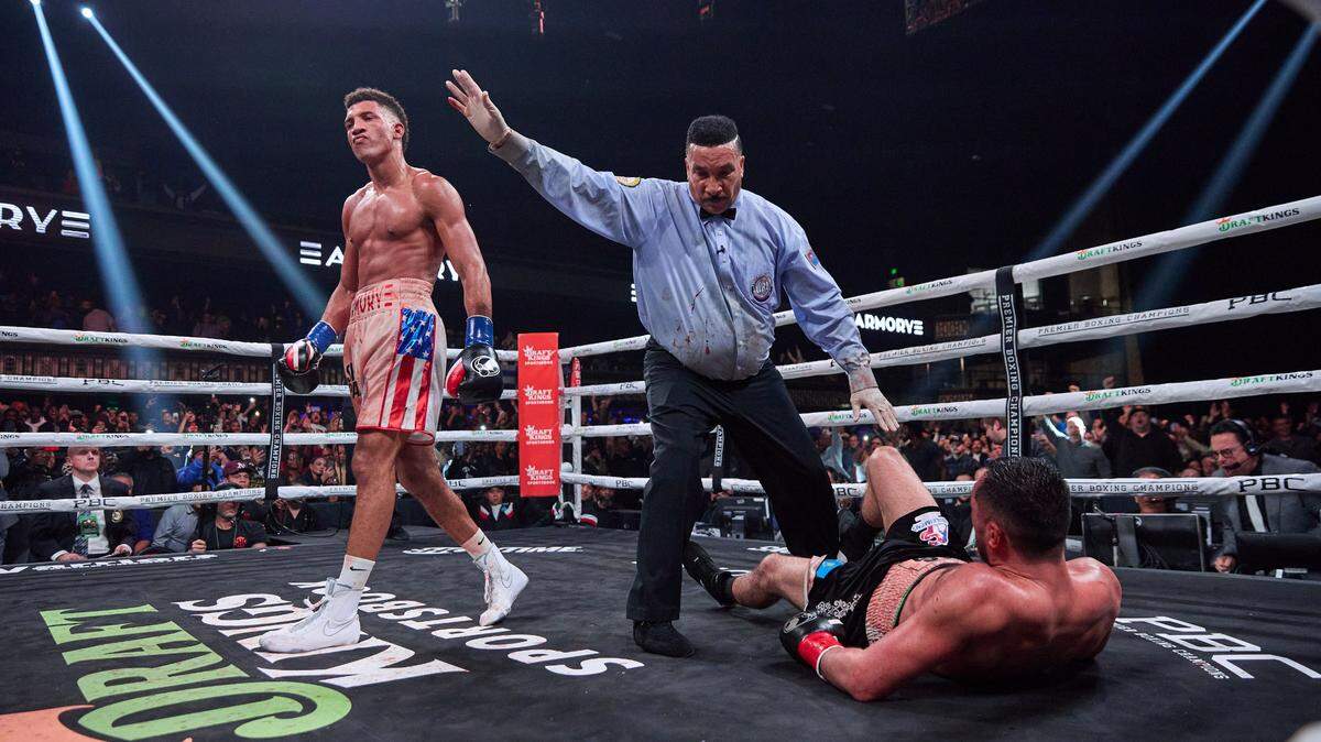 David Morrell Jr. mantuvo su condición de invicto y se anotó otra victoria por nocaut al eliminar a un durísimo Aidos Yerbossynuly en el duodécimo y último asalto de su combate principal en The Armory, Minneapolis, en su segunda presentación en la pantalla de Showtime