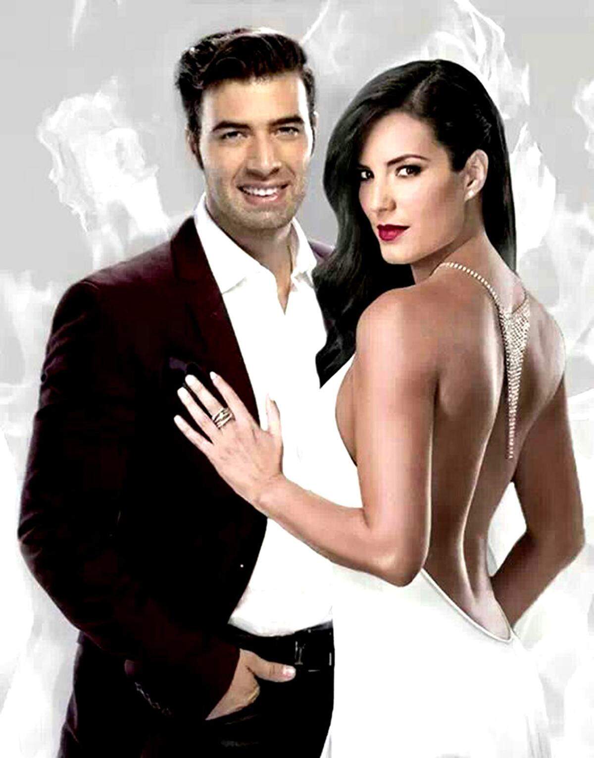 Gaby Espino&nbsp;y Jencarlo Canela.