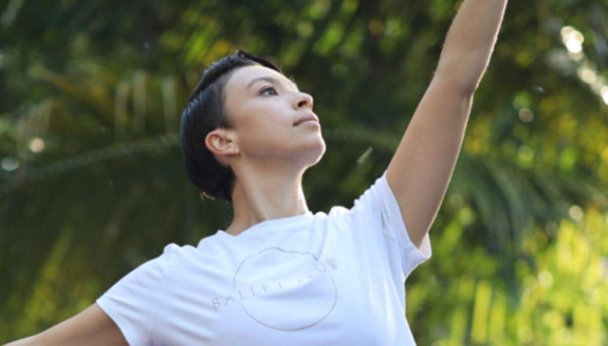 Ballet Flow con Natalia Cordero bienestar y ejercicio en el Fairchild.