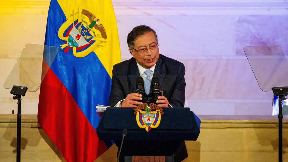 Petro dice que Colombia no prestará su territorio para una invasión a Venezuela