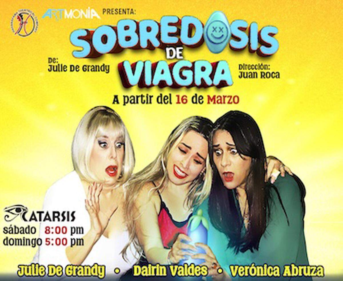 Comedia ‘Sobredosis de viagra’ en el Teatro Trail.