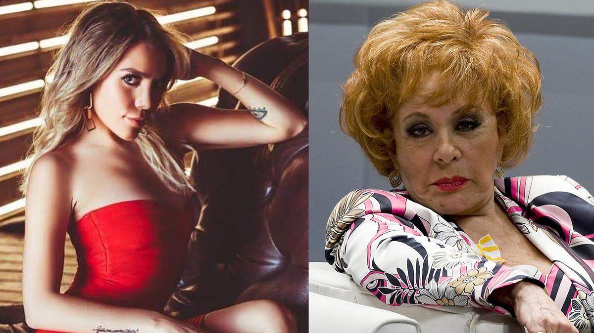 Frida Sofía y Silvia Pinal