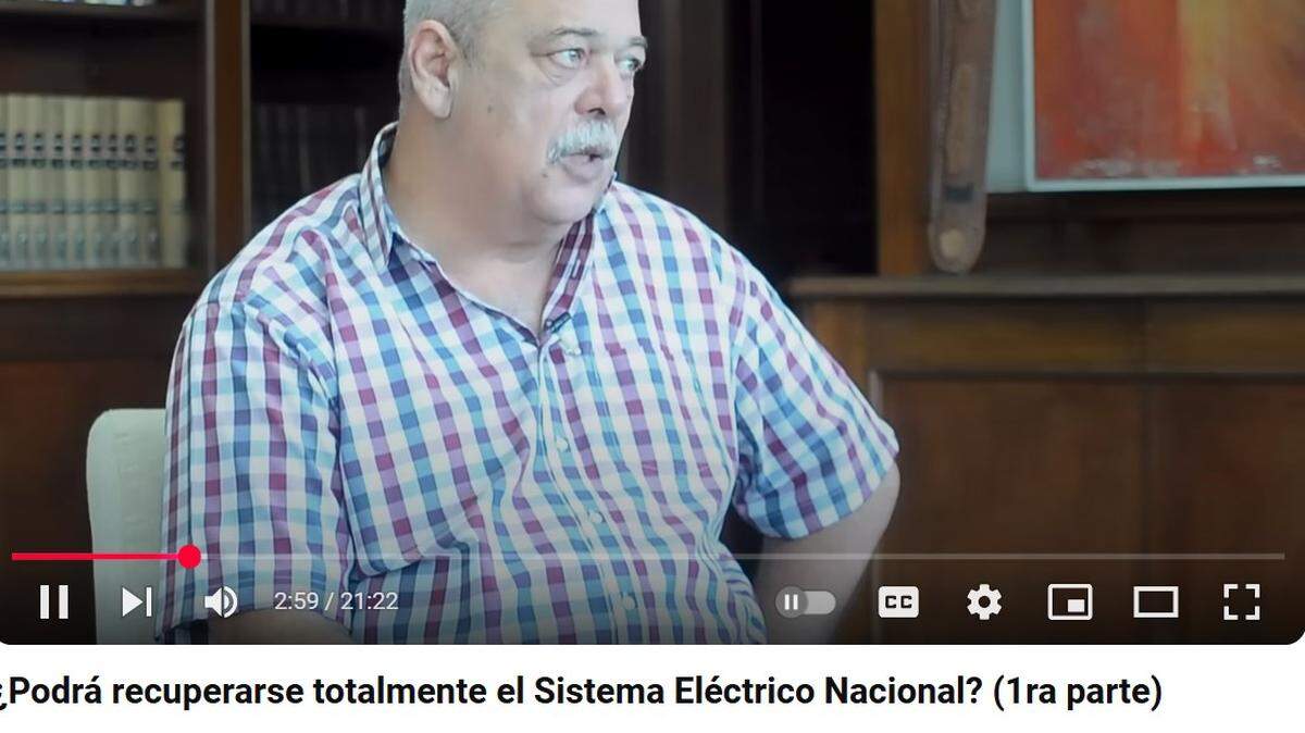 El ministro de Energía y Minas de Cuba, Vicente de la O Levy, habló al diario oficialista Granma de la crisis energética actual en el país.