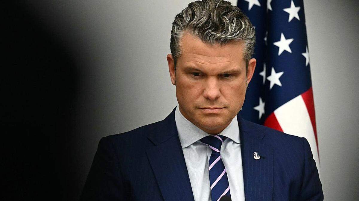 US Defense Secretary Pete Hegseth attends the meeting of the Ukraine Defence Contact Group, part of the meeting of NATO Ministers of Defence Summit at the NATO headquarters in Brussels on October 15, 2025. (Photo by NICOLAS TUCAT / AFP) (Photo by NICOLAS TUCAT/AFP via Getty Images)