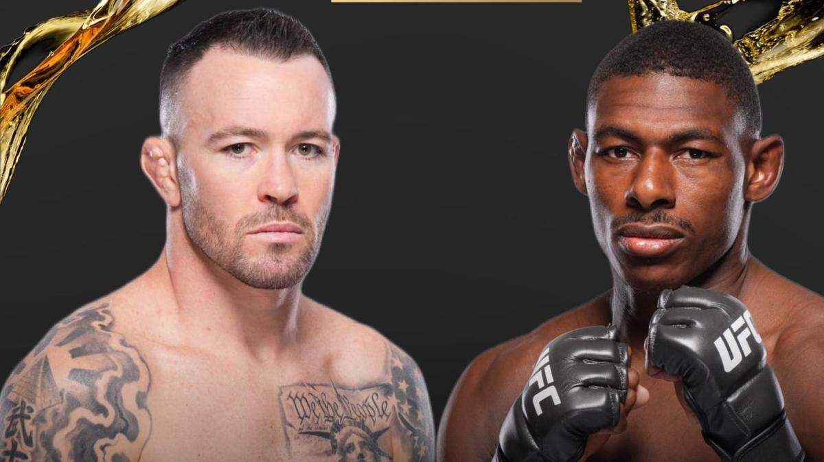 Colby Covington (izq.) se juega mucho del futuro de su carrera en el evento que la UFC desplegará este sábado en la Arena Amelie de esta ciudad de la Florida cuando enfrente al emergente peso welter Joaquin Buckley,
