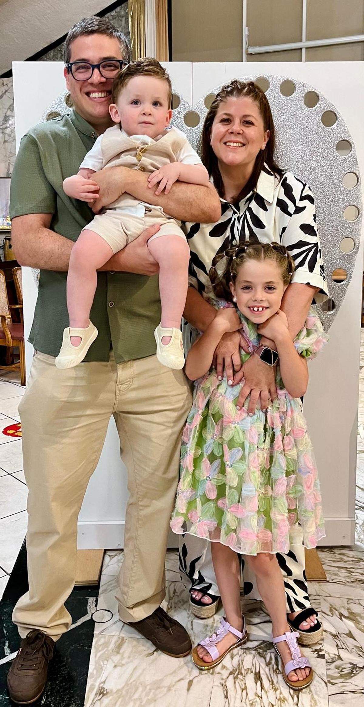 La familia de Calena Areyan Gruber en una foto sin fecha.