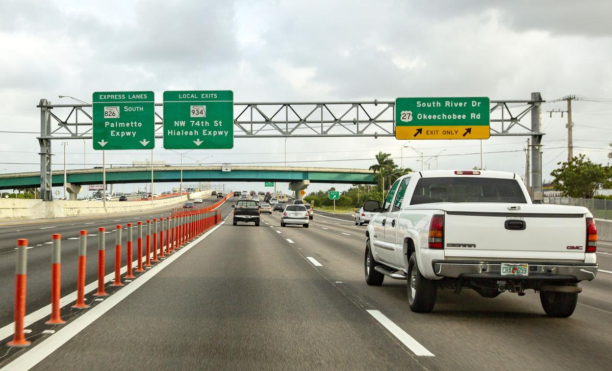 Since September, drivers on the Palmetto Expressway in Miami have paid tolls to drive in the express lanes. Two Miami-area legislators who said the toll lanes had a disastrous effect on traffic gridlock sponsored a bill to get rid of the tolls and convert the express lanes to regular lanes.