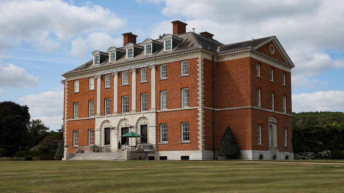 Vista general de Chevening House en Kent, donde el secretario de Relaciones Exteriores, David Lammy, se reúne con el vicepresidente de EEUU, JD Vance, durante su visita al Reino Unido. Fecha de la foto: viernes 8 de agosto de 2025.
