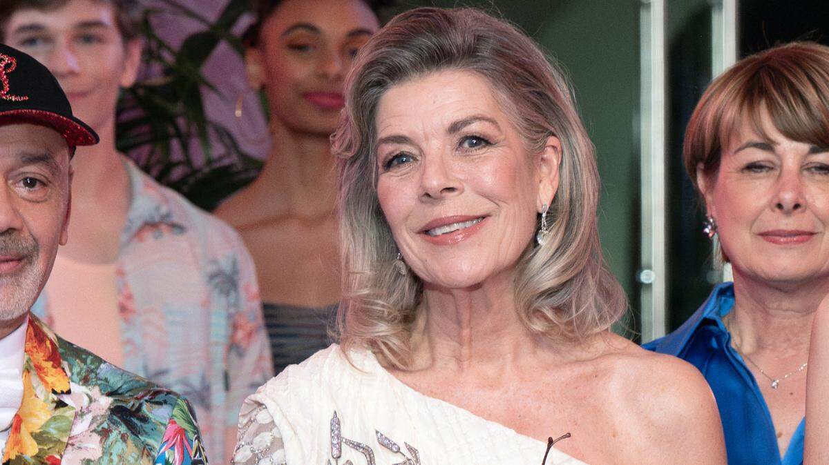 La princesa Carolina de Hannover asiste al Baile de la Rosa 2025 a beneficio de la Fundación Princesa Grace, el 29 de marzo de 2025 en Montecarlo, Mónaco. 