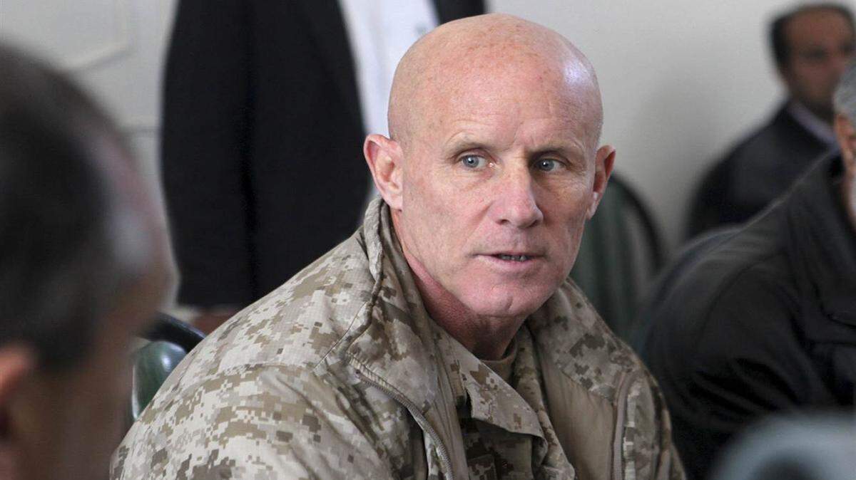 El vicealmirante Robert Harward. U.S. Marine Corps/AP