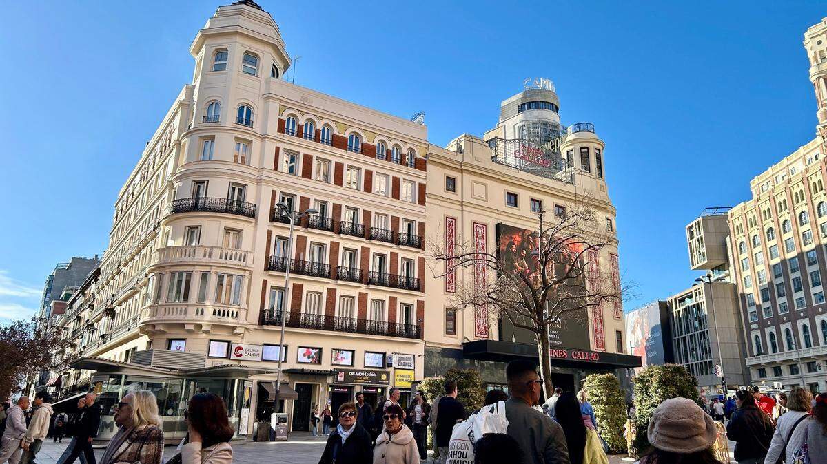 Cine Callao en la GranVía, Madrid.