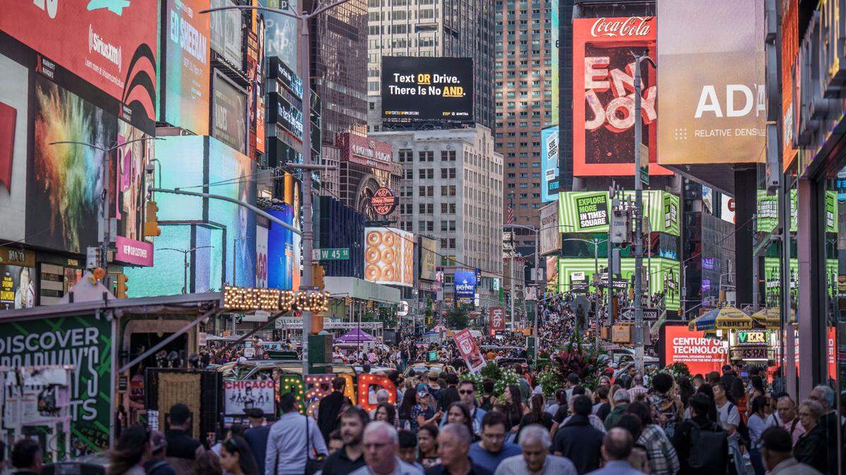 Foto de archivo  de Times Square en Nueva York. Un grupo de venezolanos reclamaron este martes que la comunidad internacional reunida en la Asamblea General de la ONU exija al presidente Nicolás Maduro cerrar los “centros de tortura” operativos en el país caribeño y liberar a unos 300 presos políticos.