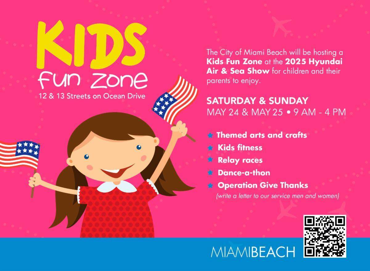 Zona de diversión para niños Miami Beach.