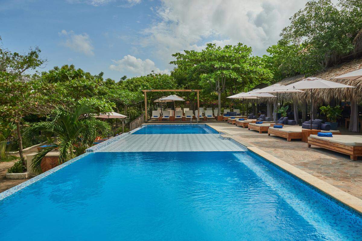 Piscina de Blue Apple Beach.