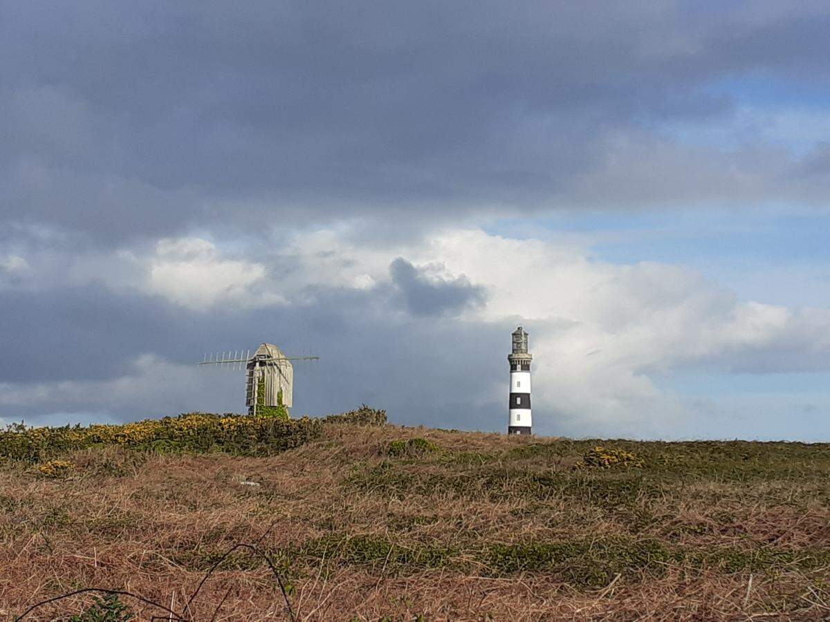 Faro de Créac’h o Kreac’h en Ouessant, Francia.
