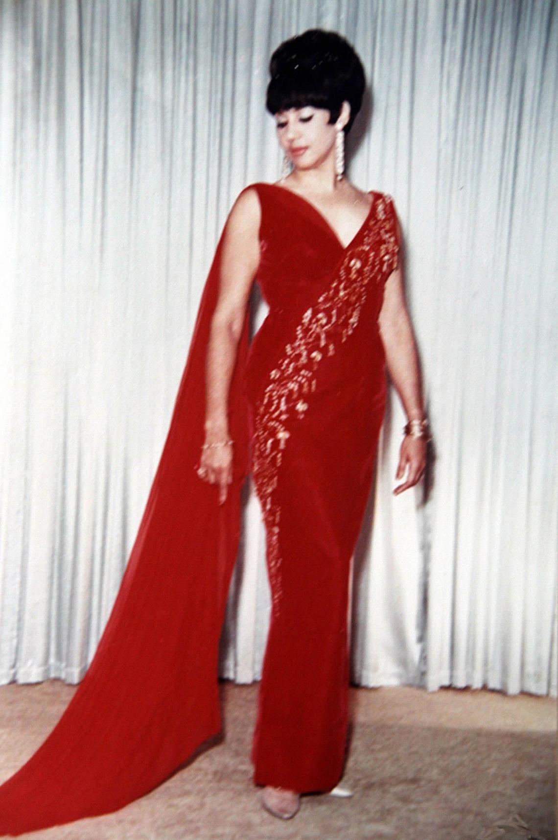 Picture of TV-Radio personality Martha Flores, taken in 1960.
