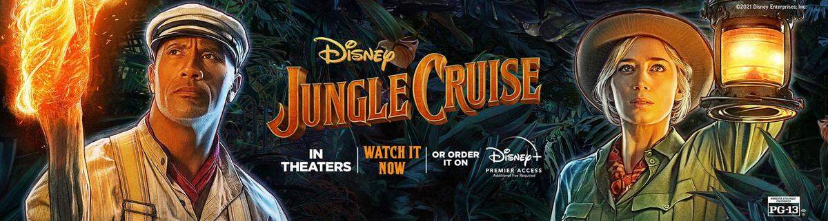 Boleto de cine gratis para ver el “Jungle Cruise” de Disney, cortesía de Applebee’s.