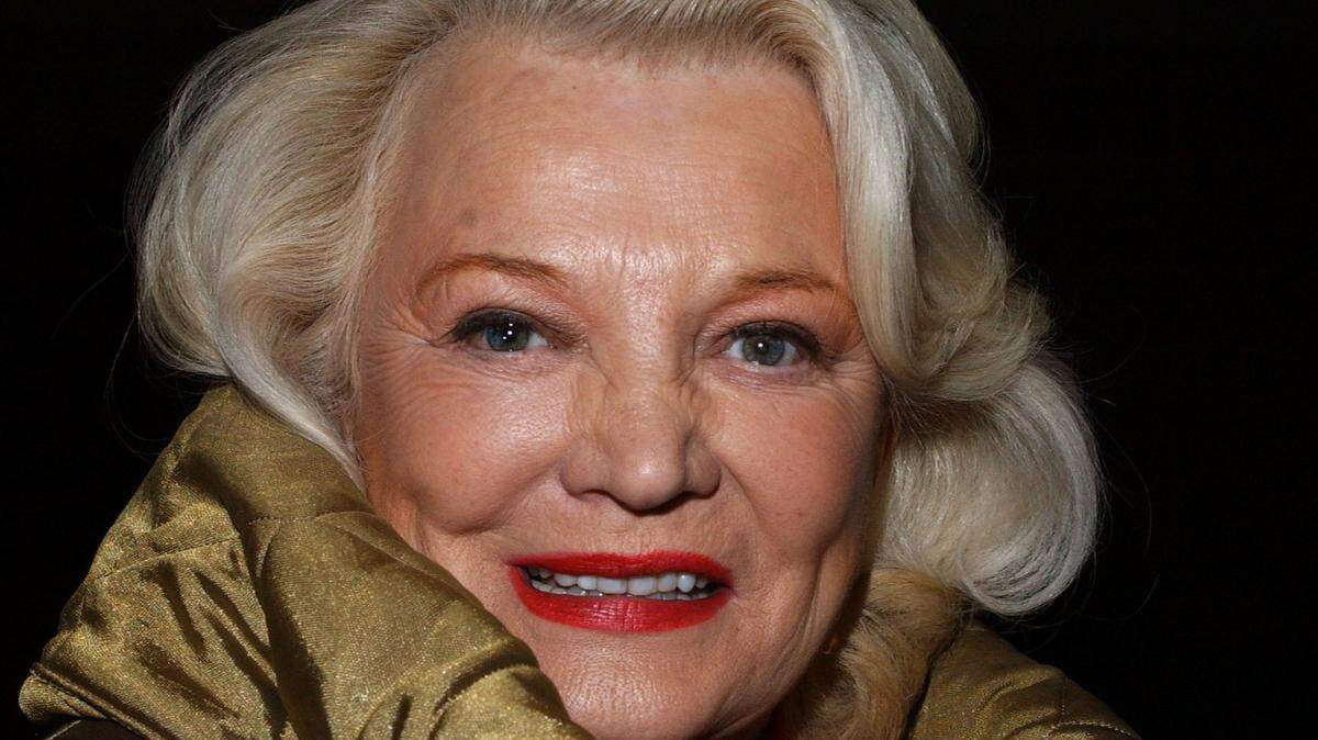 Foto de archivo. La leyenda del cine estadounidense Gena Rowlands, cuya carrera en la industria del entretenimiento de Hollywood abarcó más de seis décadas, falleció este miércoles a los 94 años.