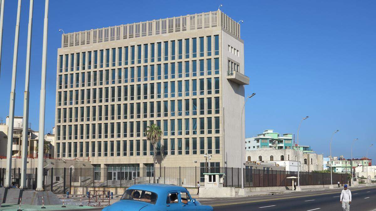 The U.S. embassy in Havana.