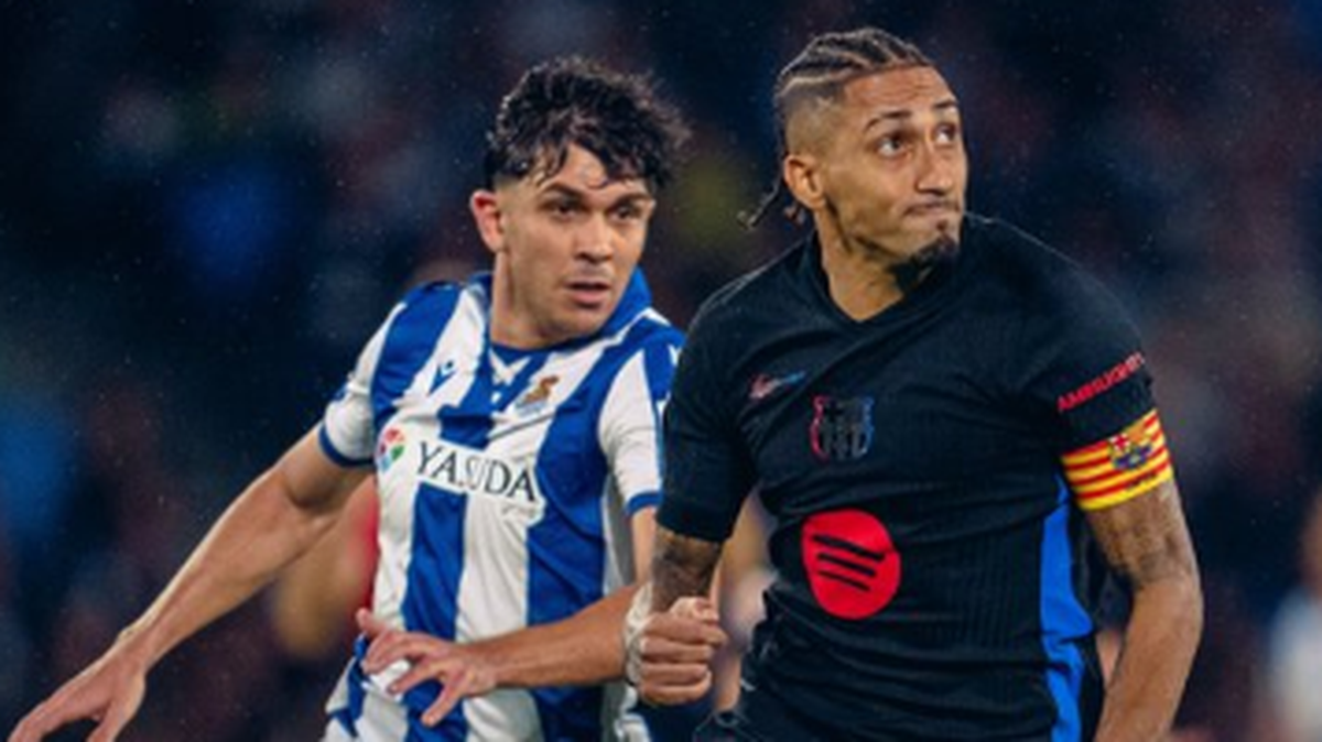 Sin Lamine Yamal, baja de última hora, el Barcelona naufragó en el estadio de la Real Sociedad con una derrota 1-0, este domingo en el cierre de la 13ª jornada.
