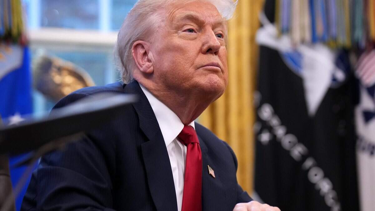 WASHINGTON, DC - NOVEMBER 21: U.S. President Donald Trump delivers remarks during a meeting with New York City Mayor-elect Zohran Mamdani in the Oval Office of the White House on November 21, 2025 in Washington, DC. Trump congratulated Mamdani on his election win as the two political opponents met to discuss policies for New York City, including affordability, public safety, and immigration enforcement. (Photo by Andrew Harnik/Getty Images)