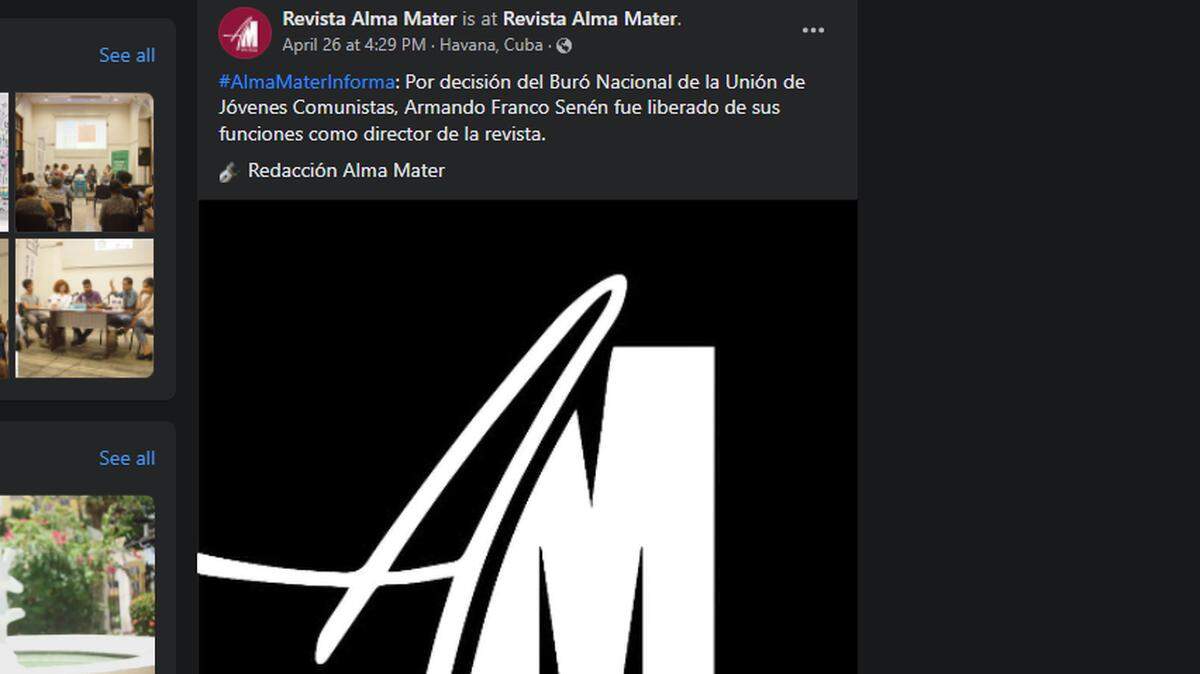 Captura de pantalla/ Facebook