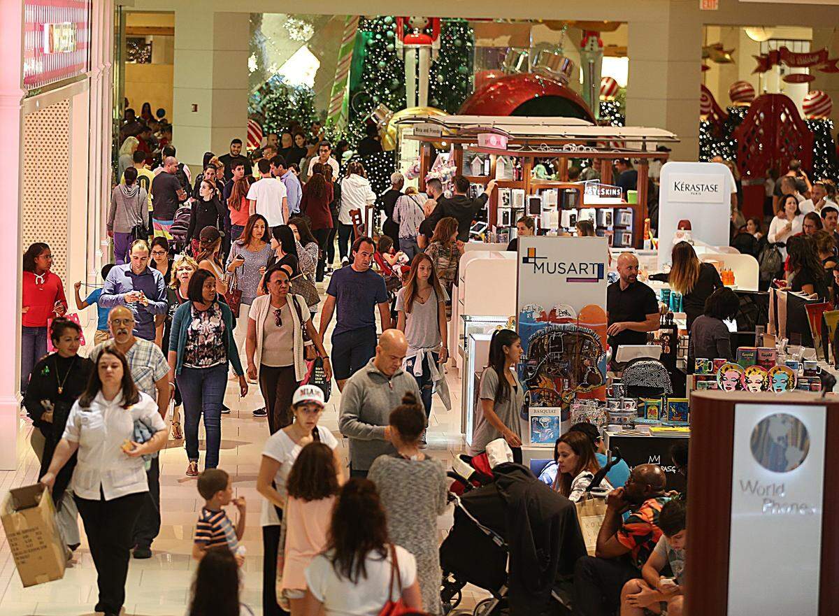 Aventura Mall, el tercer centro comercial más grande de Estados Unidos, es un punto de parada obligatorio.