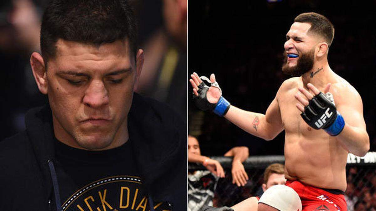 NICK DIAZ (i) y Jorge Masvidal se enfrentan en marzo en Las Vegas.
