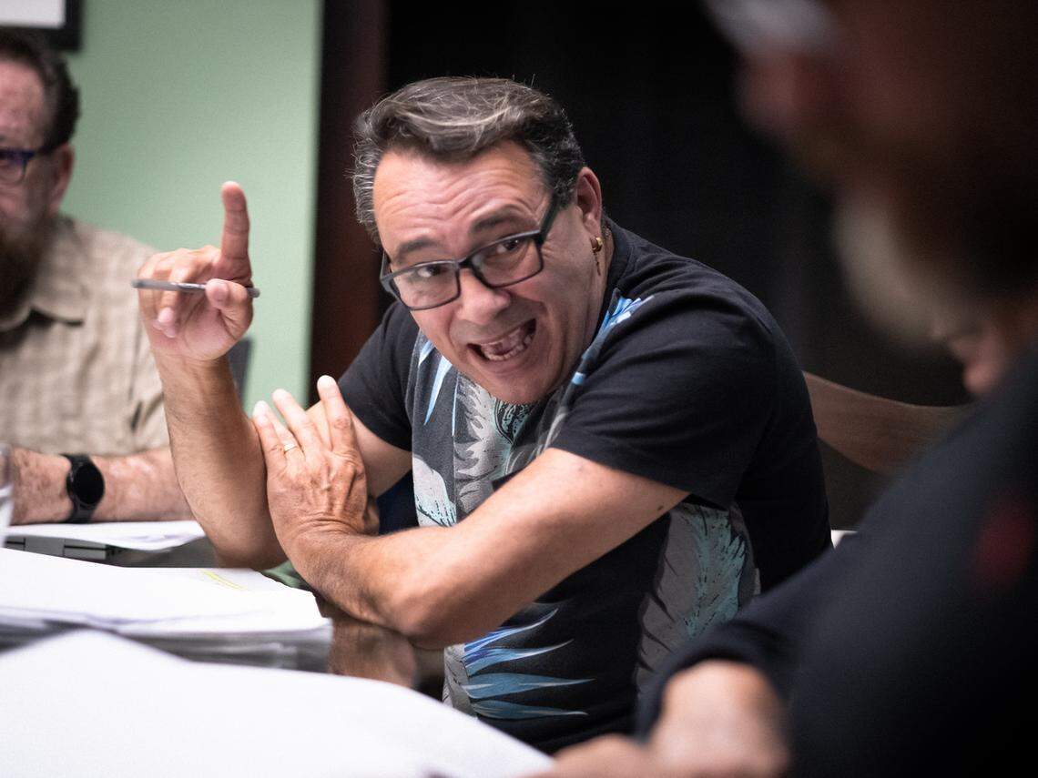 El actor Tomás Doval en una escena de ‘Exilios’ Foto cortesía Julio de la Nuez