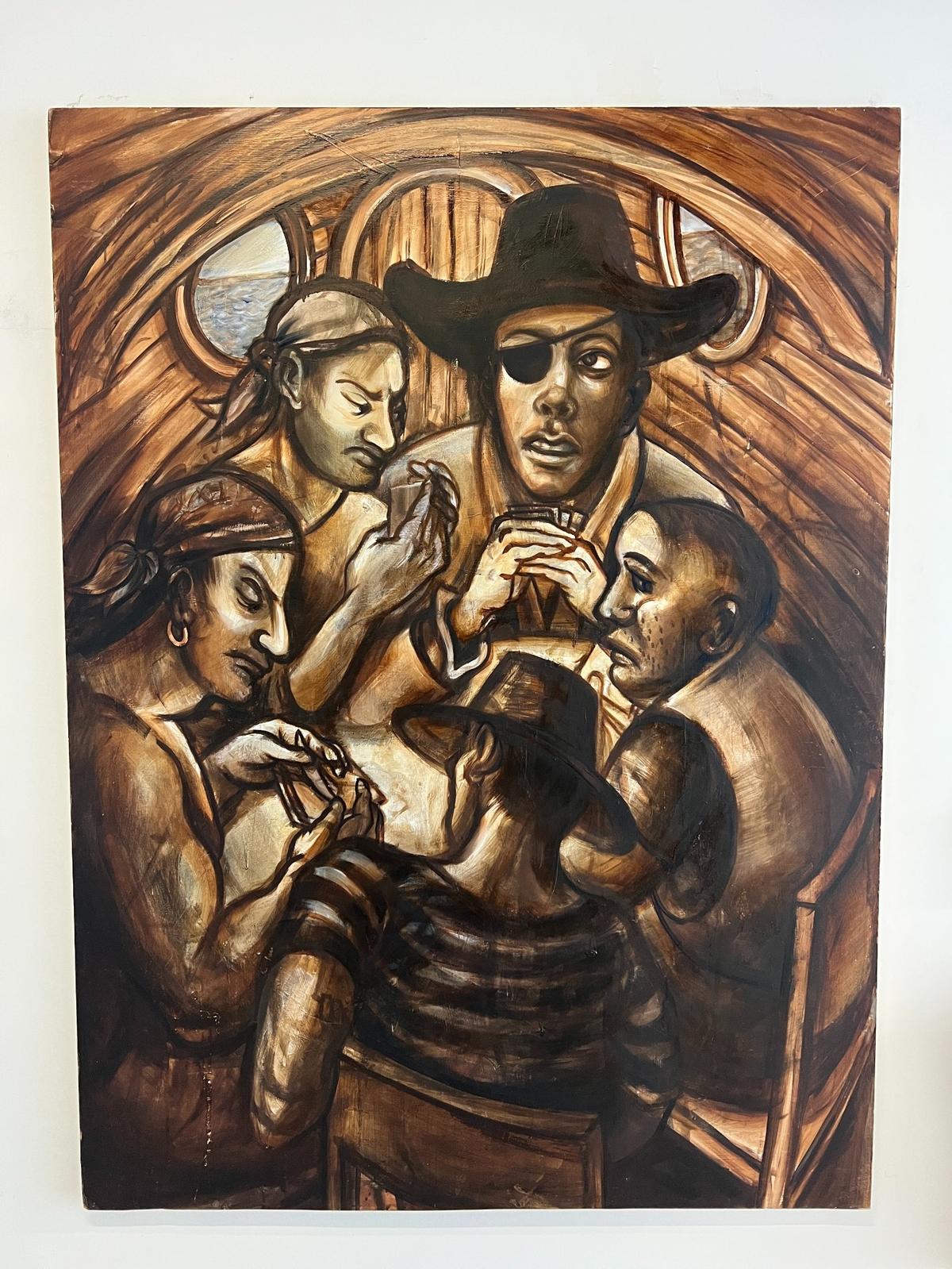 ‘Self Portrait with Pirate’, 1996, de Nicole Eisenman.