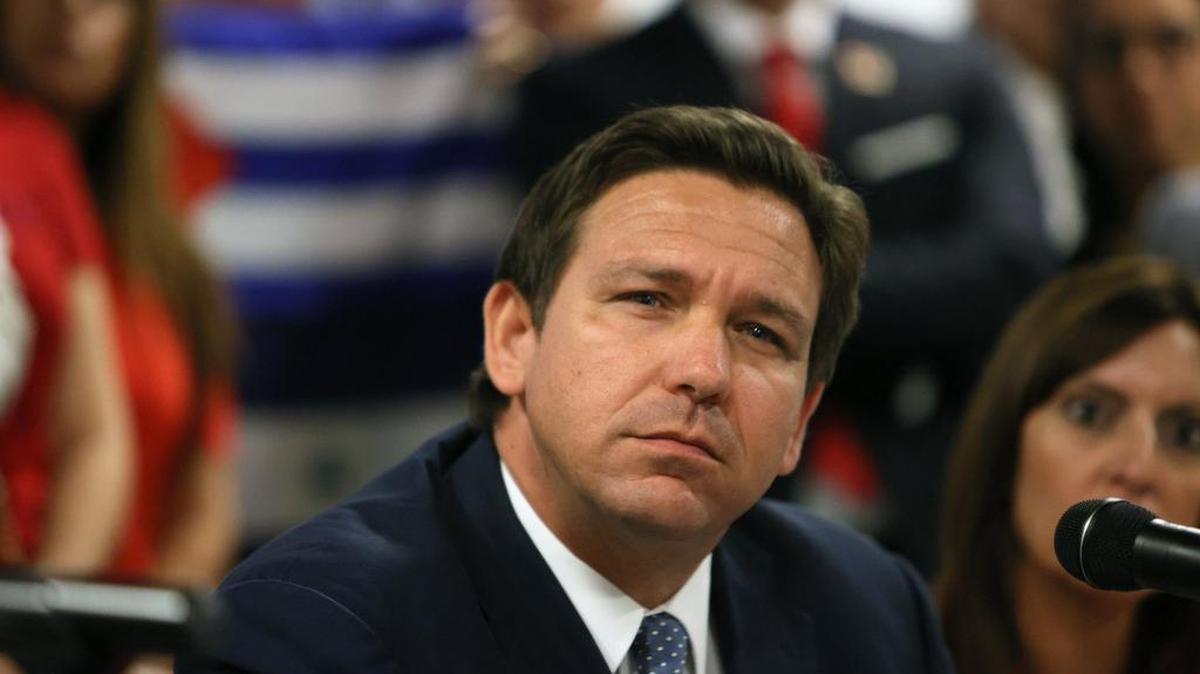 Florida Gov. Ron DeSantis. Joe Raedle / Getty Images